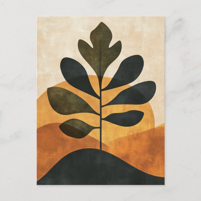 Postal Geometría orgánica #117 (Anverso)