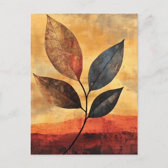 Postal Geometría orgánica #121 (Anverso)