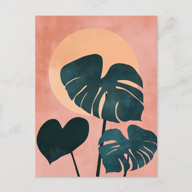 Postal Geometría orgánica #122 (Anverso)