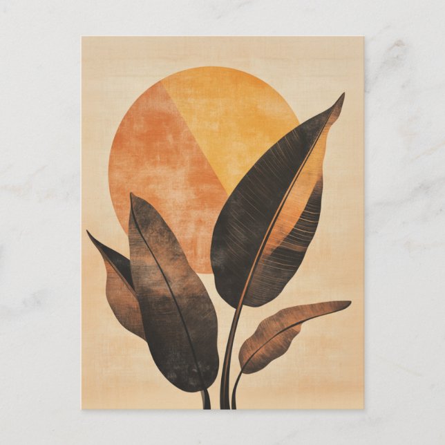 Postal Geometría orgánica #123 (Anverso)