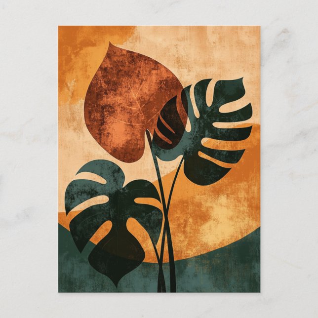 Postal Geometría orgánica #125 (Anverso)