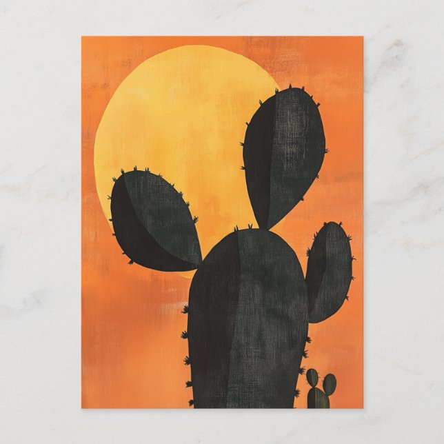 Postal Geometría orgánica #127 (Anverso)