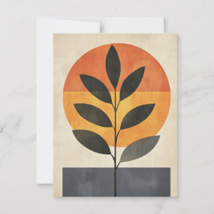 Postal Geometría orgánica #129