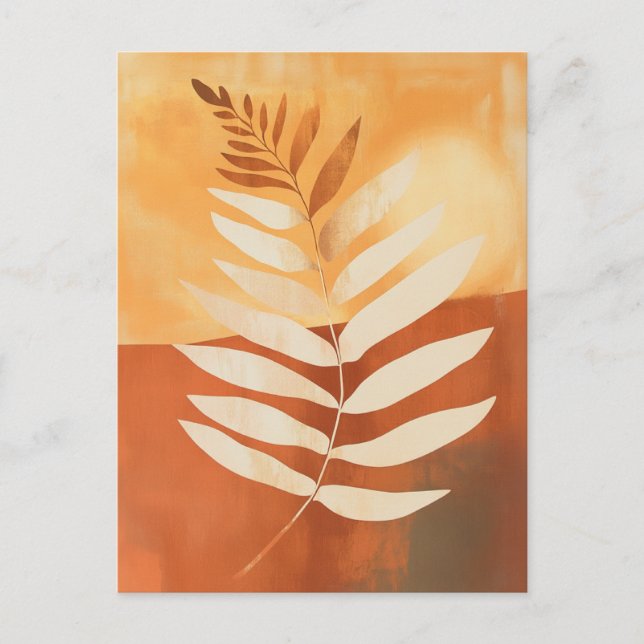 Postal Geometría orgánica #130 (Anverso)