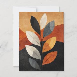 Postal Geometría orgánica #133