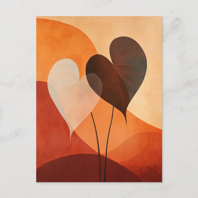 Postal Geometría orgánica #135 (Anverso)