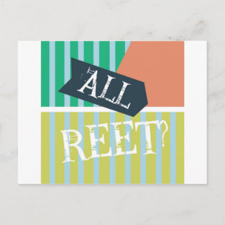 Postal Geordie Card - ¿Todo Reet?