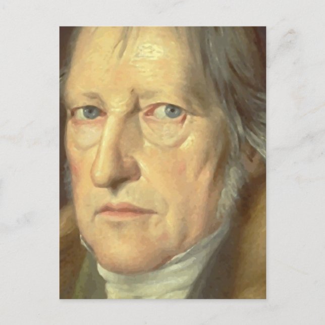 Postal Georg Wilhelm Friedrich Hegel (Anverso)