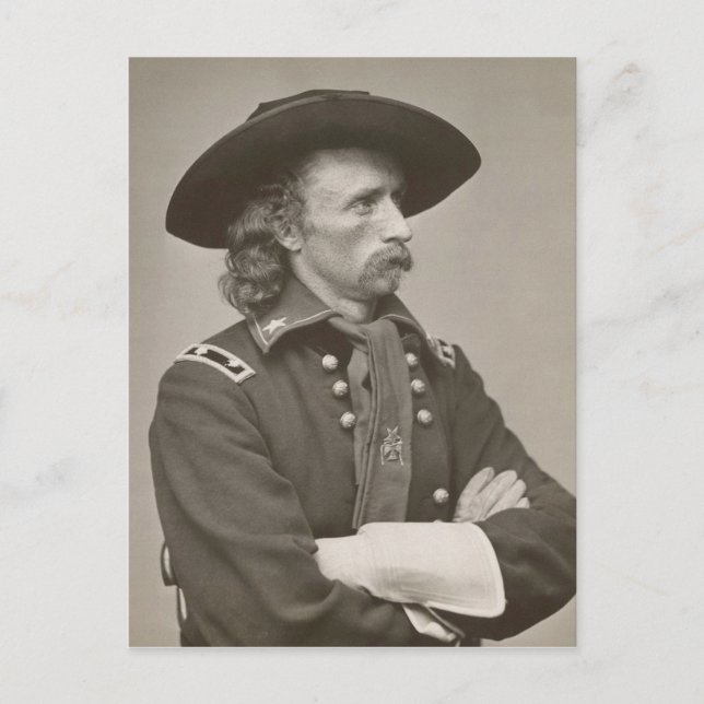 Postal George Armstrong Custer (Anverso)