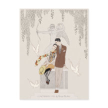 George Barbier L'Automne Otoño 1925 Amantes CC1226
