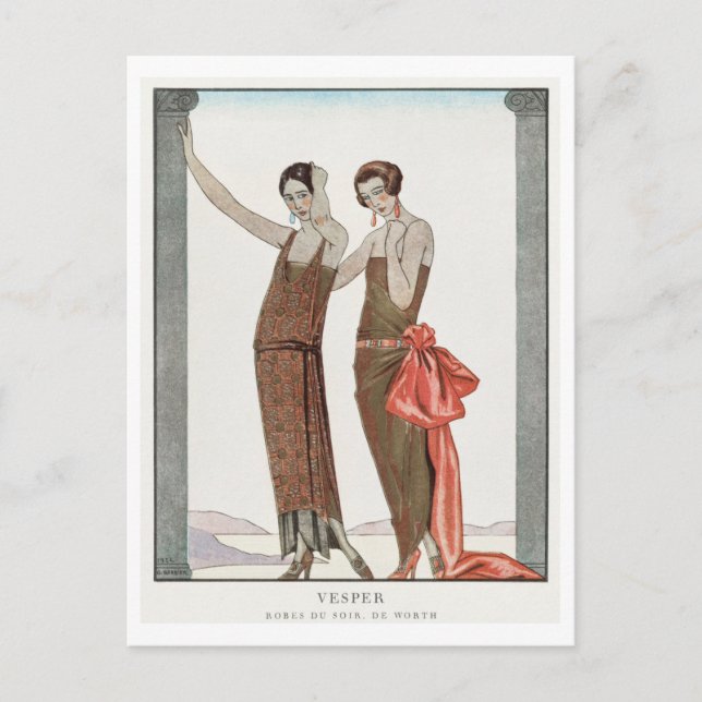 Postal George Barbier Postcard (Anverso)
