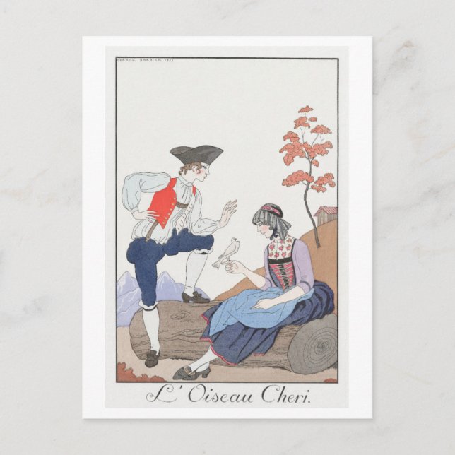 Postal George Barbier Postcard (Anverso)