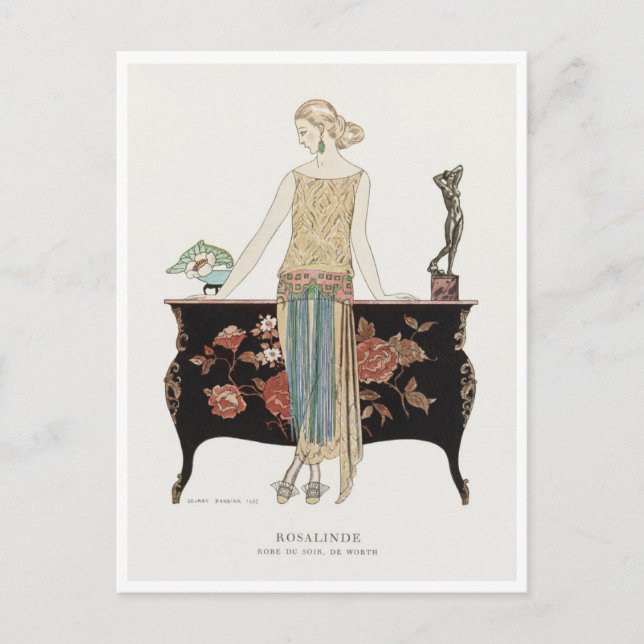 Postal George Barbier Postcard (Anverso)