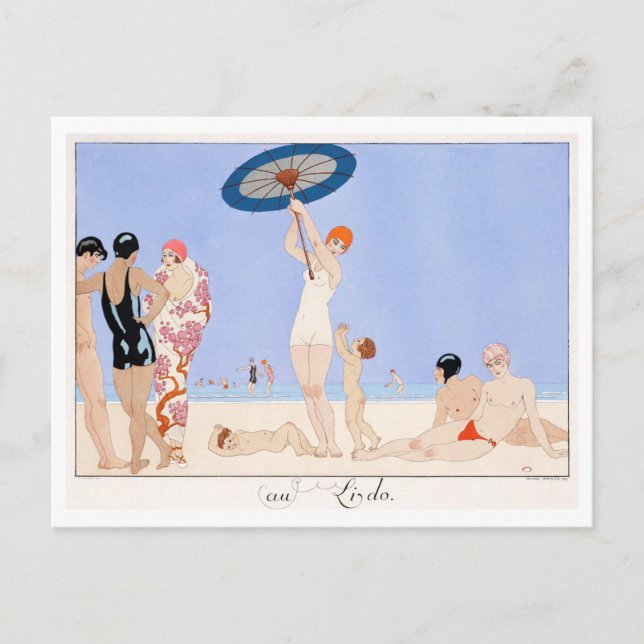 Postal George Barbier Postcard (Anverso)