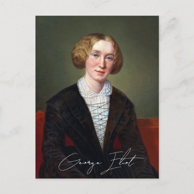 Postal George Eliot (Anverso)