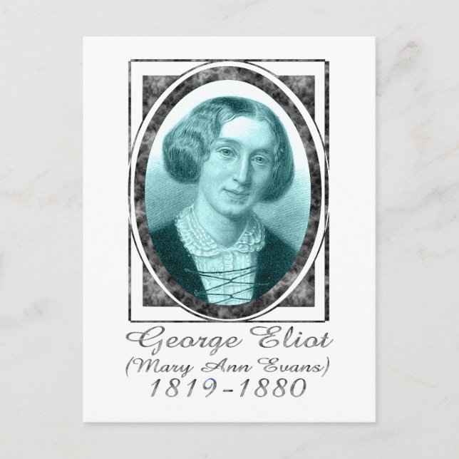Postal George Eliot (Anverso)