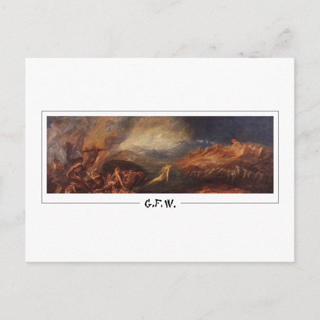 Postal George Frederic Watts #181 - Postcard Bella Artes (Anverso)