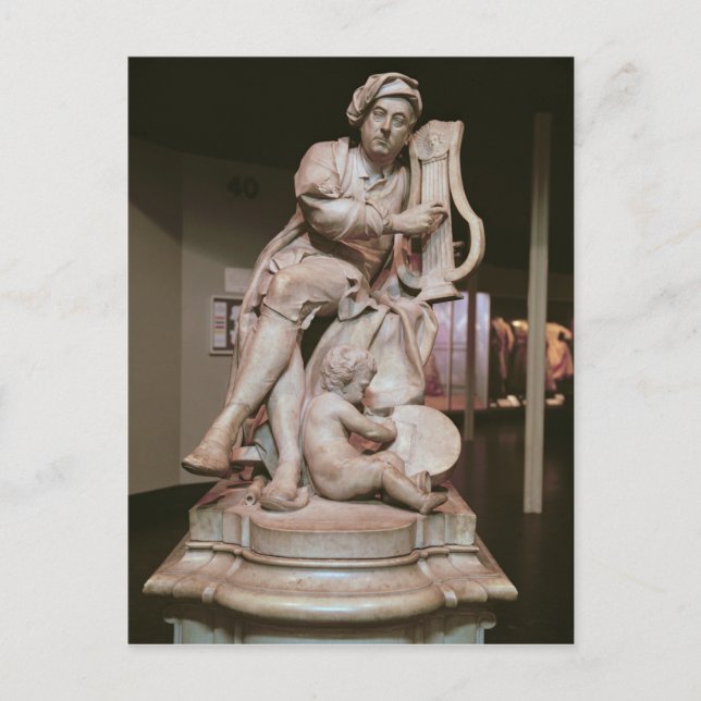 Postal George Frederick Handel 1738 (Anverso)
