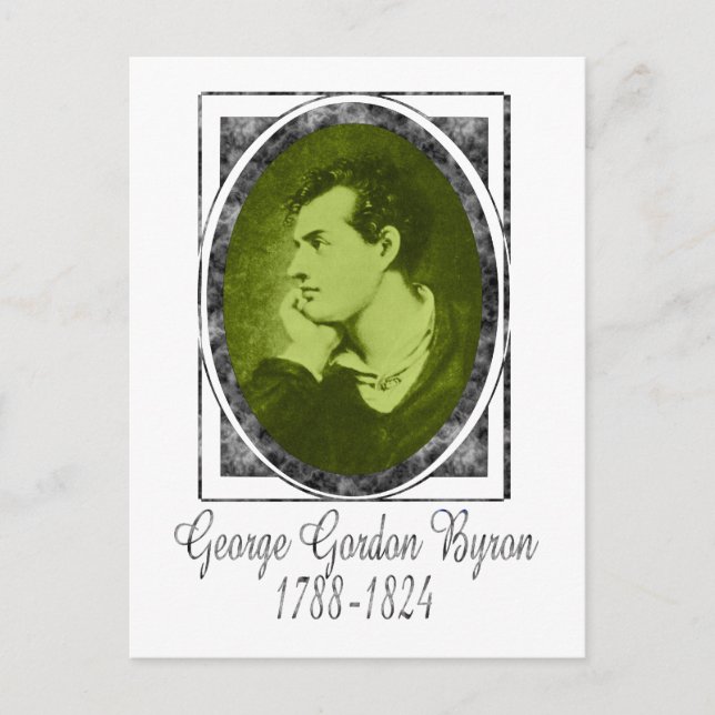 Postal George Gordon Byron (Anverso)