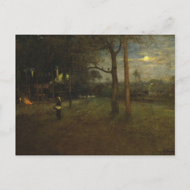 Postal George Inness - Luna, Tarpon Springs (Anverso)
