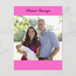 Postal George Kate William Royal Baby