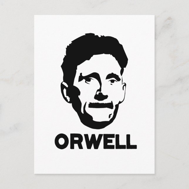 Postal George Orwell (Anverso)