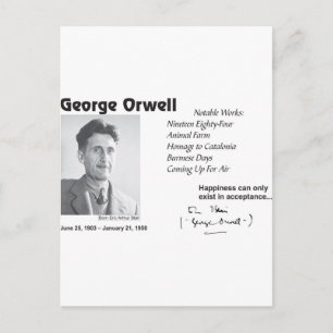 Postal George Orwell