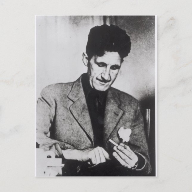 Postal George Orwell (Anverso)