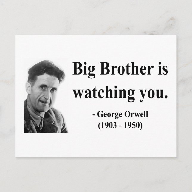 Postal George Orwell Cita 5b (Anverso)