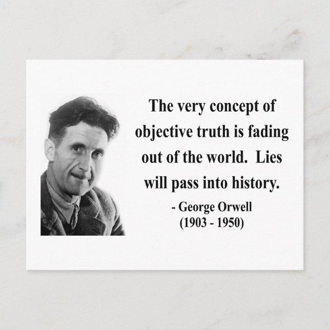 Postal George Orwell Cita 7b (Anverso)
