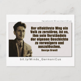 Postal George Orwell : Geschichte