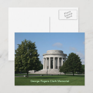 Postal George Rogers Clark Memorial Vincennes Indiana