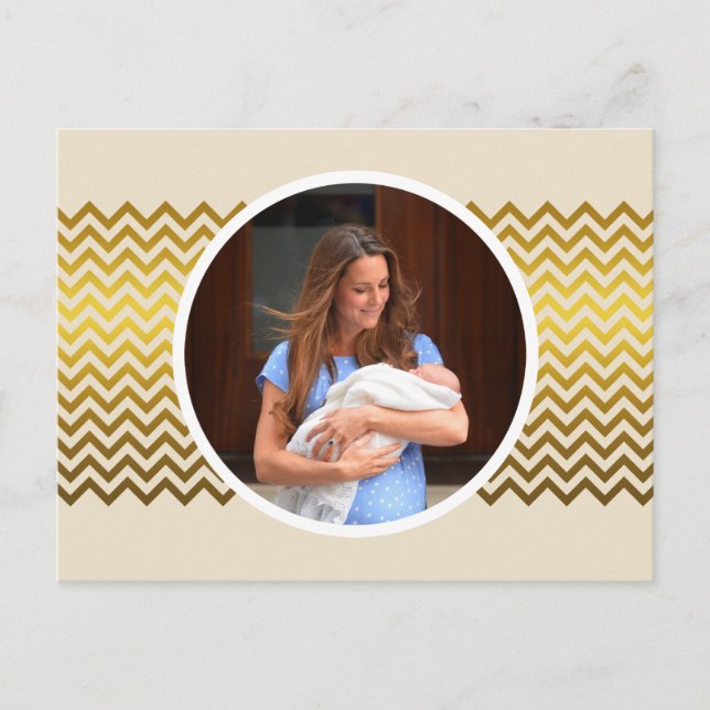 Postal George Royal Baby (Anverso)