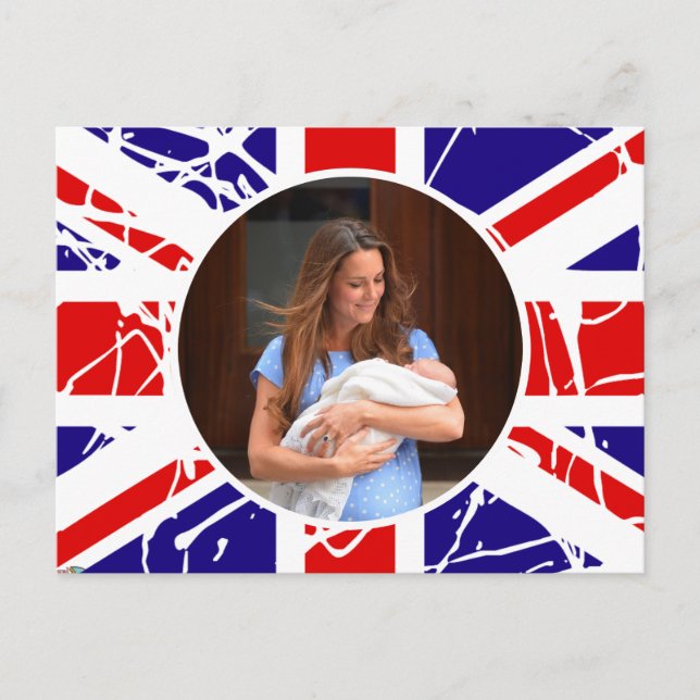 Postal George Royal Baby (Anverso)