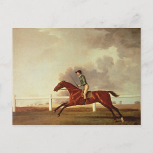 Postal George Stubbs   Bay Malton con John Singleton Up,