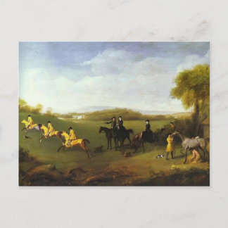 Postal George Stubbs - Caballos de carreras perteneciente