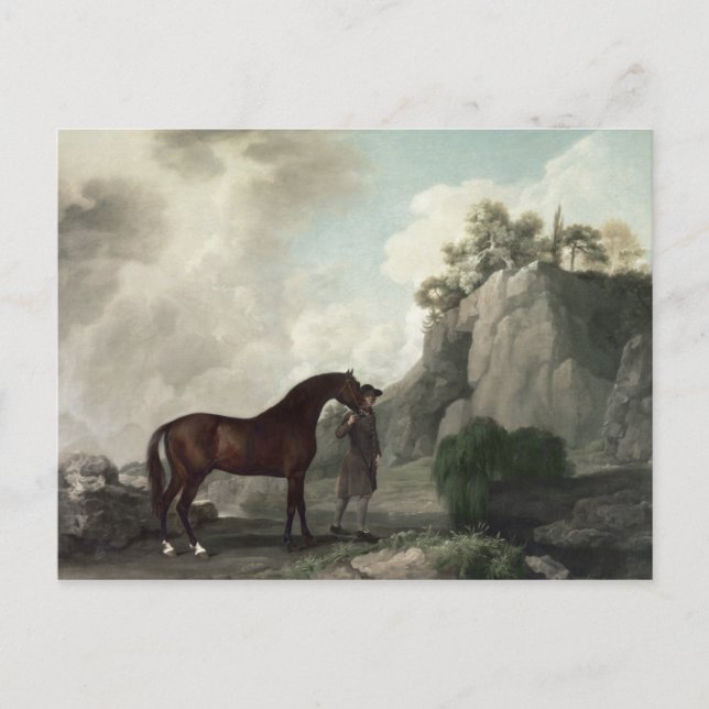 Postal George Stubbs | Cato' y Groom (Anverso)