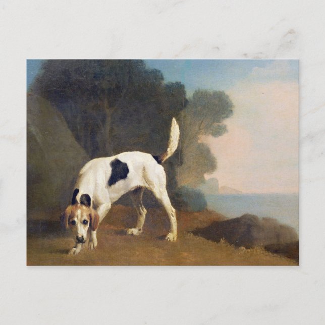 Postal George Stubbs | Foxhound on the Scent, c.1760 (pet (Anverso)