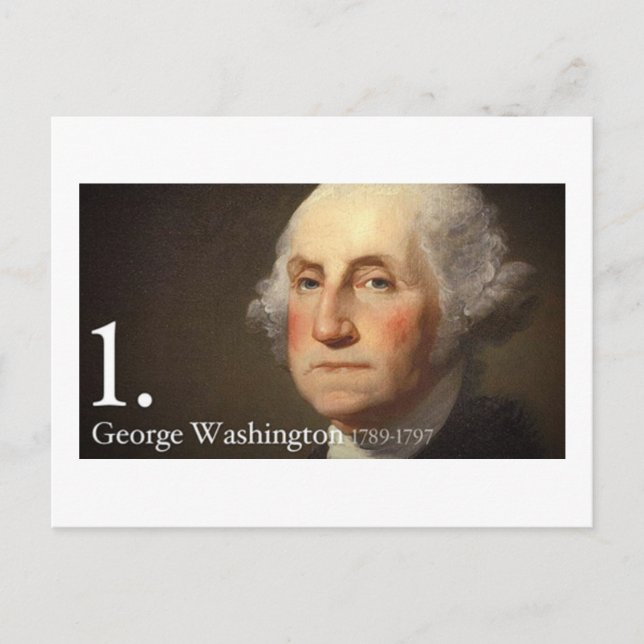 Postal George Washington (Anverso)