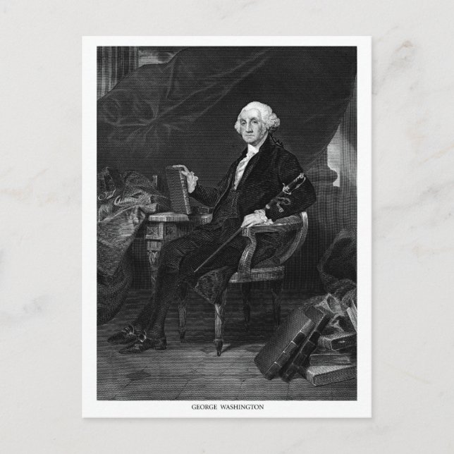 Postal George Washington (Anverso)