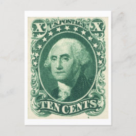 Postal George Washington: 10 centavos de rehén estadounid