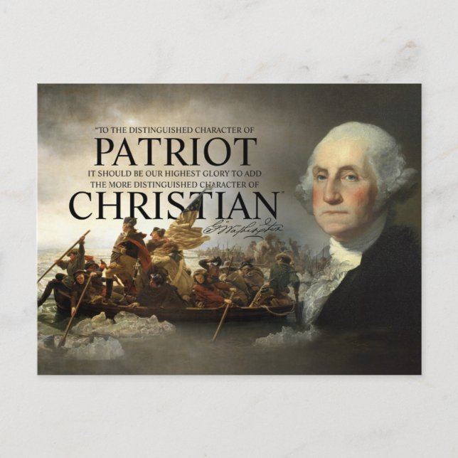 Postal George Washington Christian (Anverso)