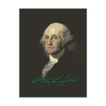 George Washington con autógrafo