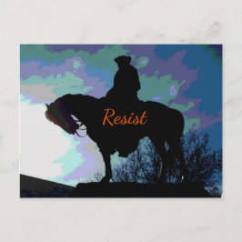 Postal George Washington en caballo