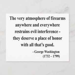 Postal George Washington Quote 7a