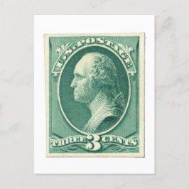 Postal George Washington, un rehén estadounidense de tres
