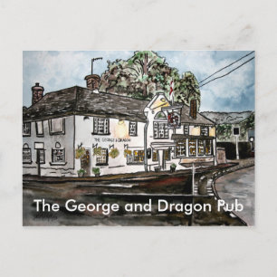 Postal george y dragon pub restaurant england art, T...