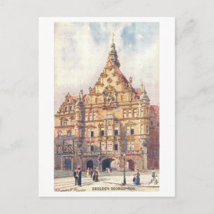 Postal Georgentor antiguo, Dresde, Alemania