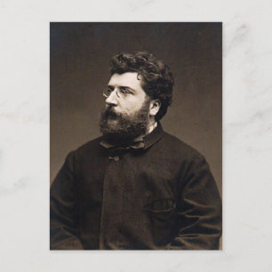 Postal georges bizet