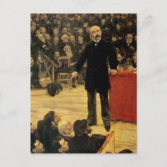 Postal Georges Clemenceau (Anverso)